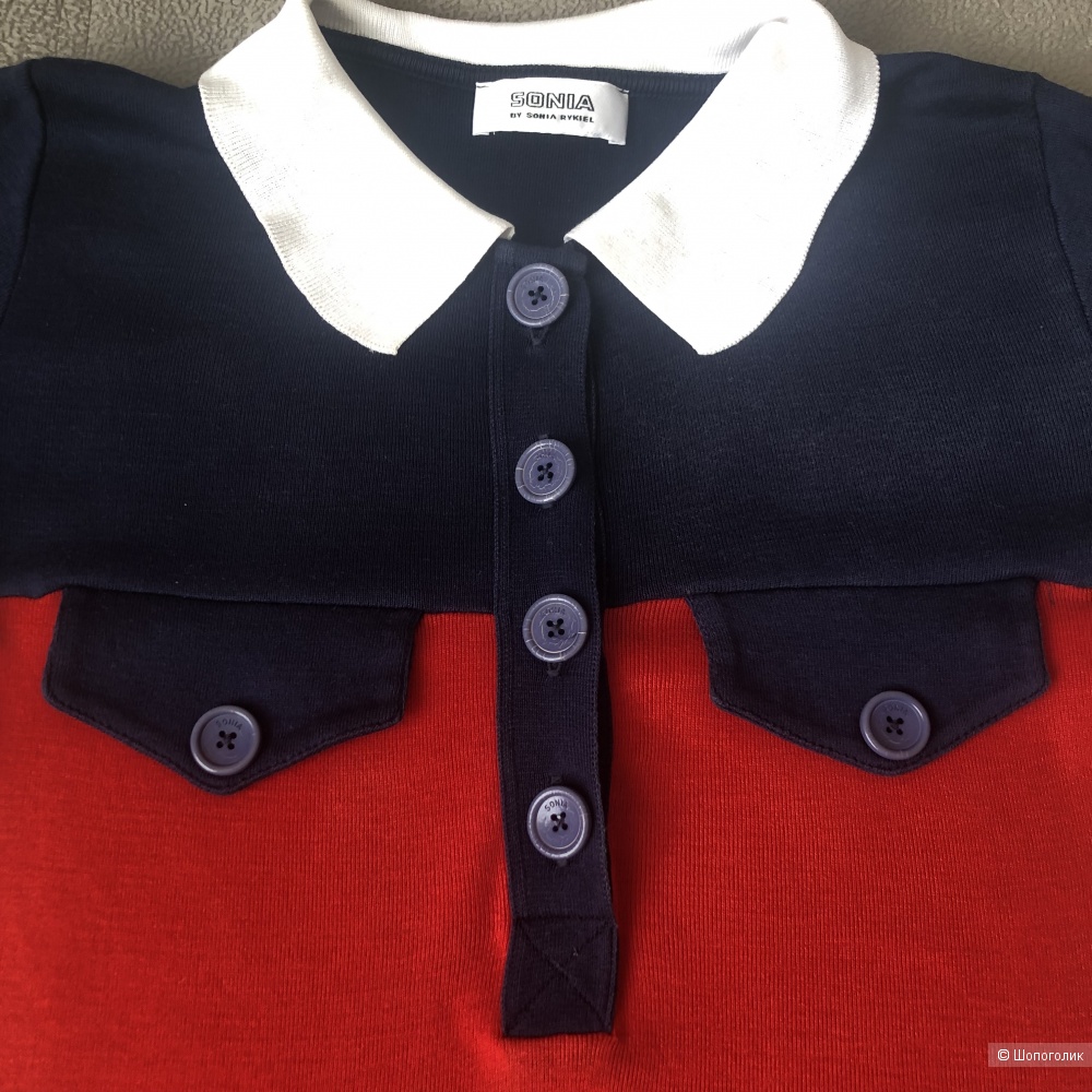 Трикотажное поло SONIA RYKIEL (XS)