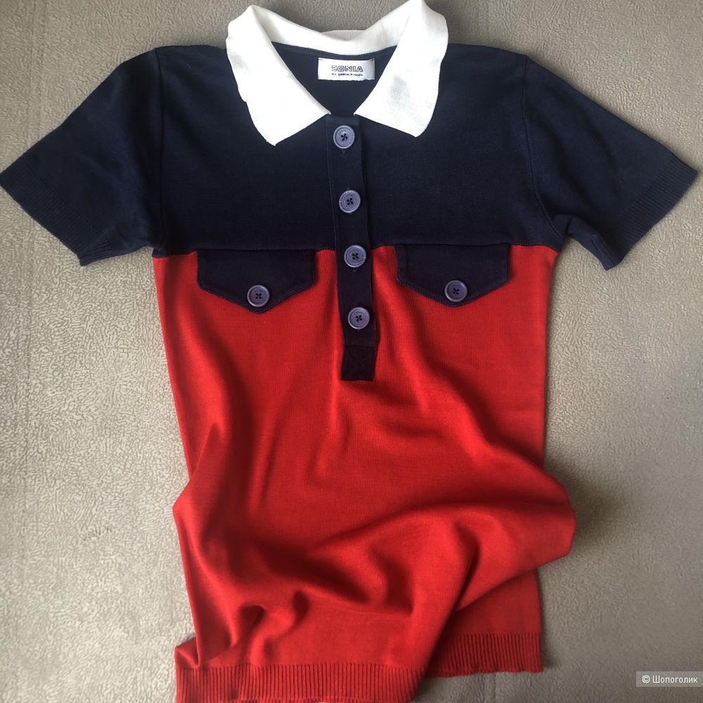 Трикотажное поло SONIA RYKIEL (XS)