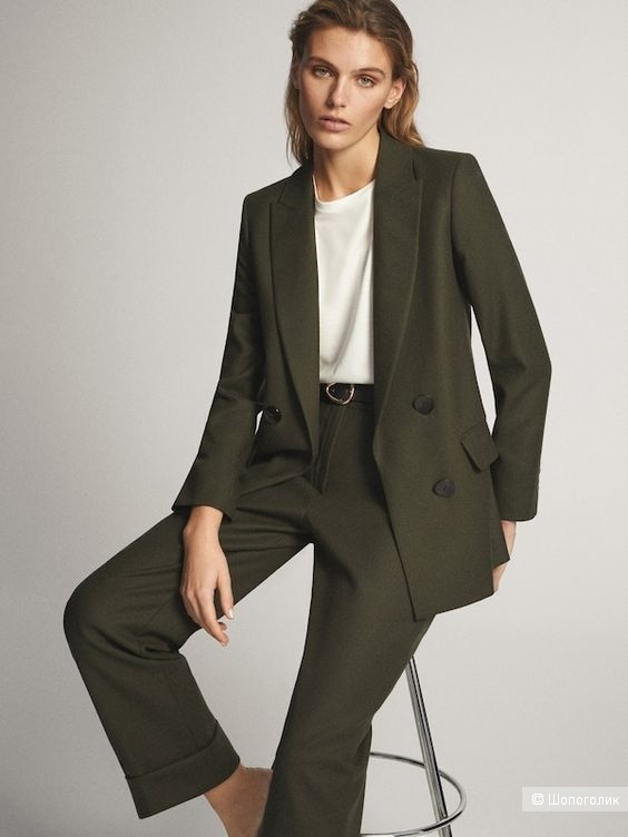 Брюки костюмные шерсть Massimo Dutti 38 Eur