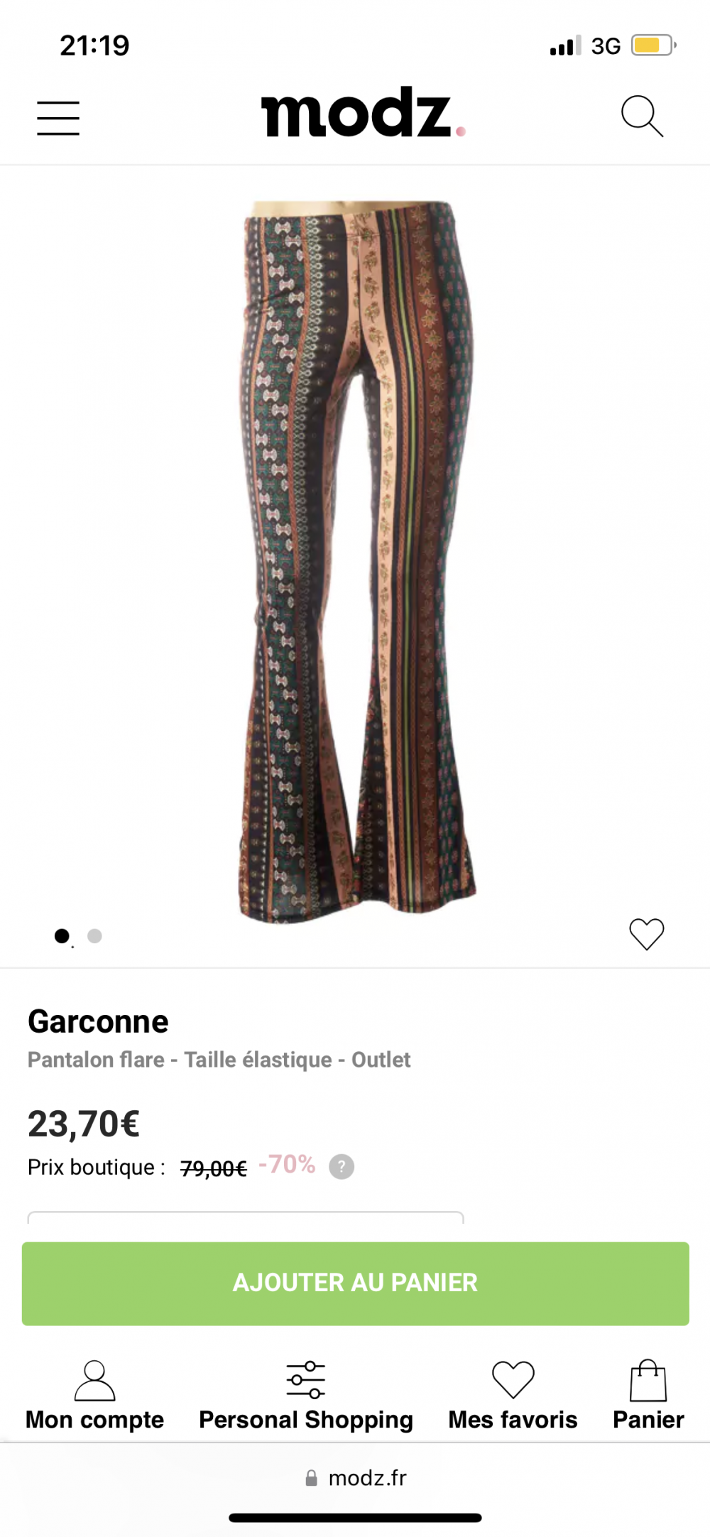 Брюки Garçonne, размер 44-46
