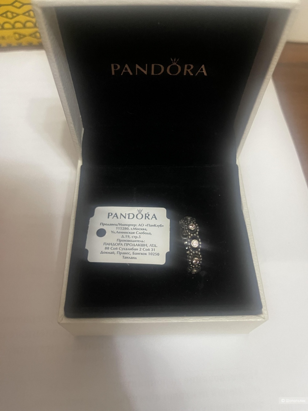 Кольцо Pandora 17размер