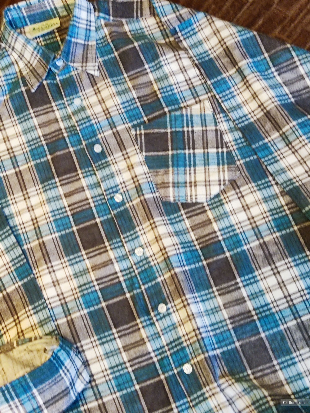 Рубашка мужская Flanell размер 39/40