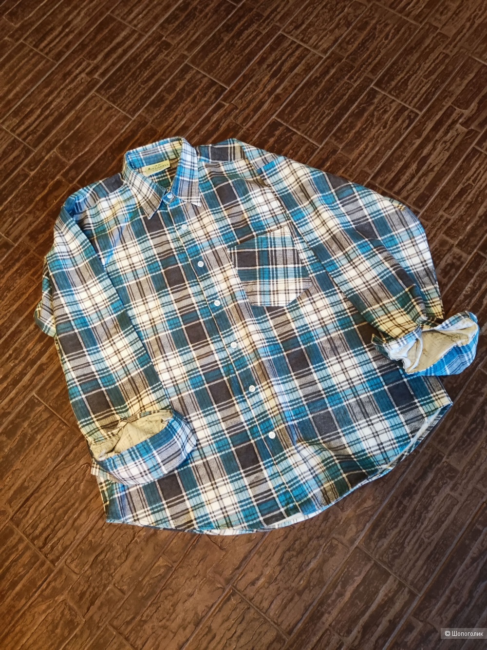 Рубашка мужская Flanell размер 39/40