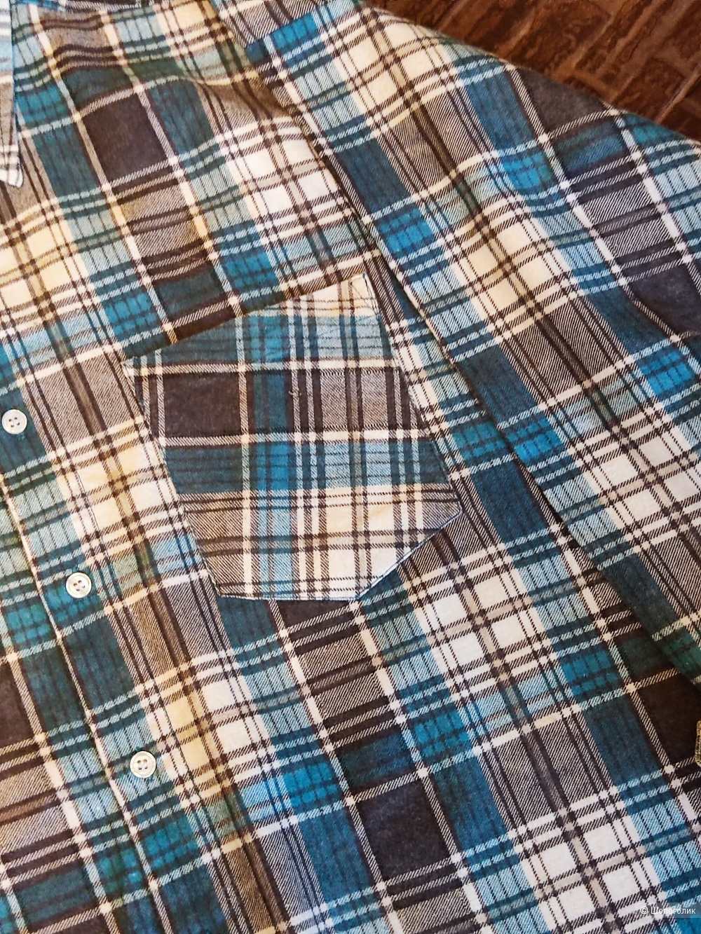 Рубашка мужская Flanell размер 39/40