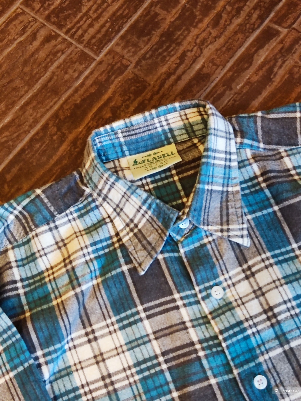 Рубашка мужская Flanell размер 39/40
