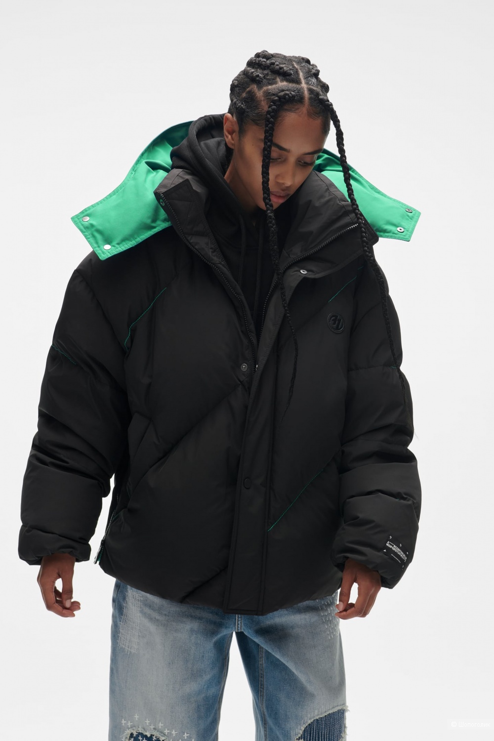 Пуховик Ader Error x Zara, размер S