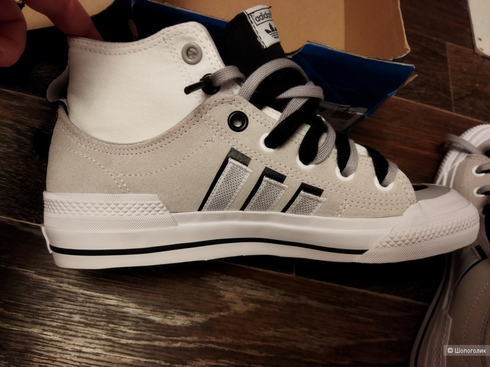 Высокие кеды Adidas, р.39-40 унисекс