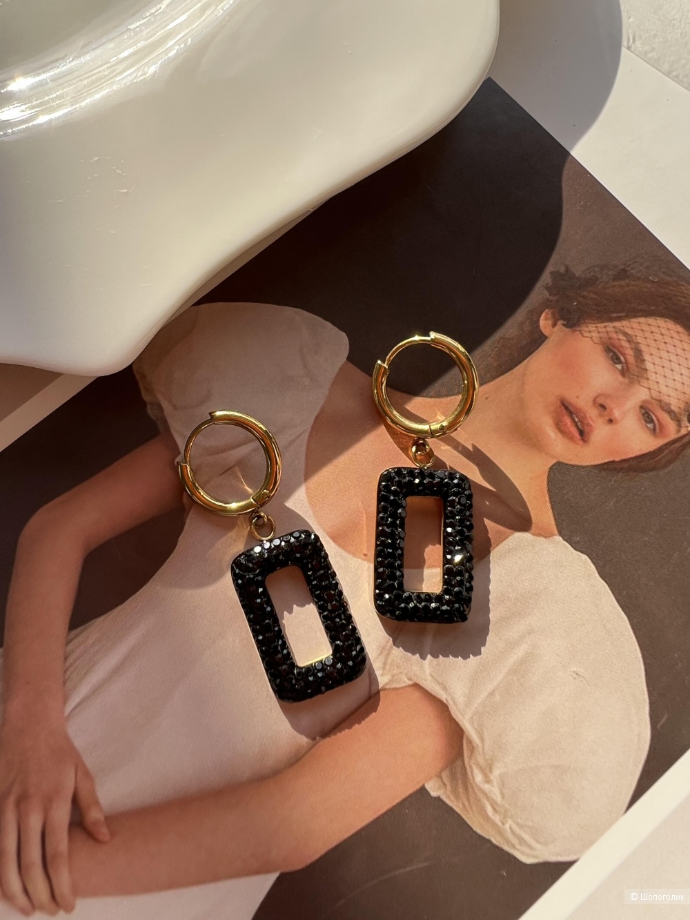 Серьги Naomi 2,5 см.