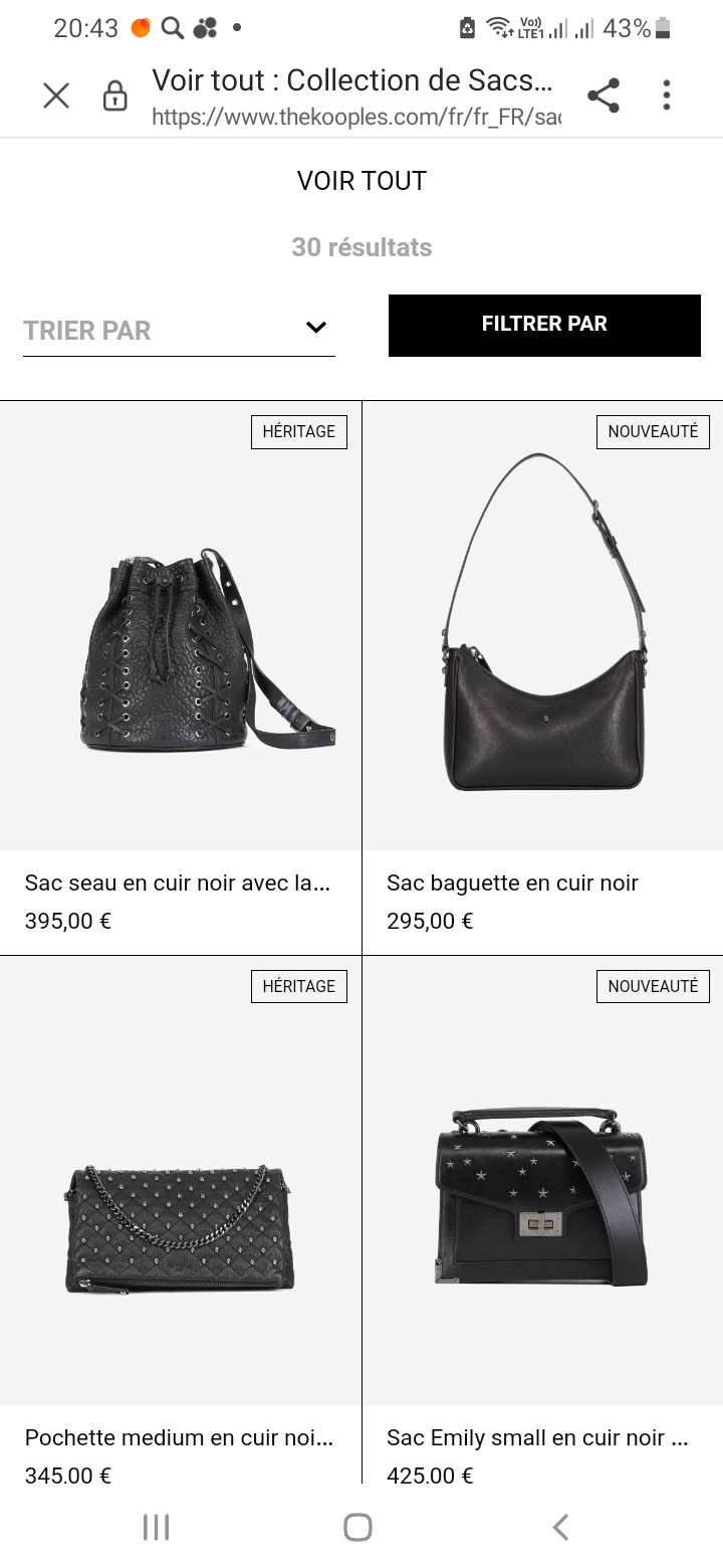 Городской рюкзак The Kooples Франция