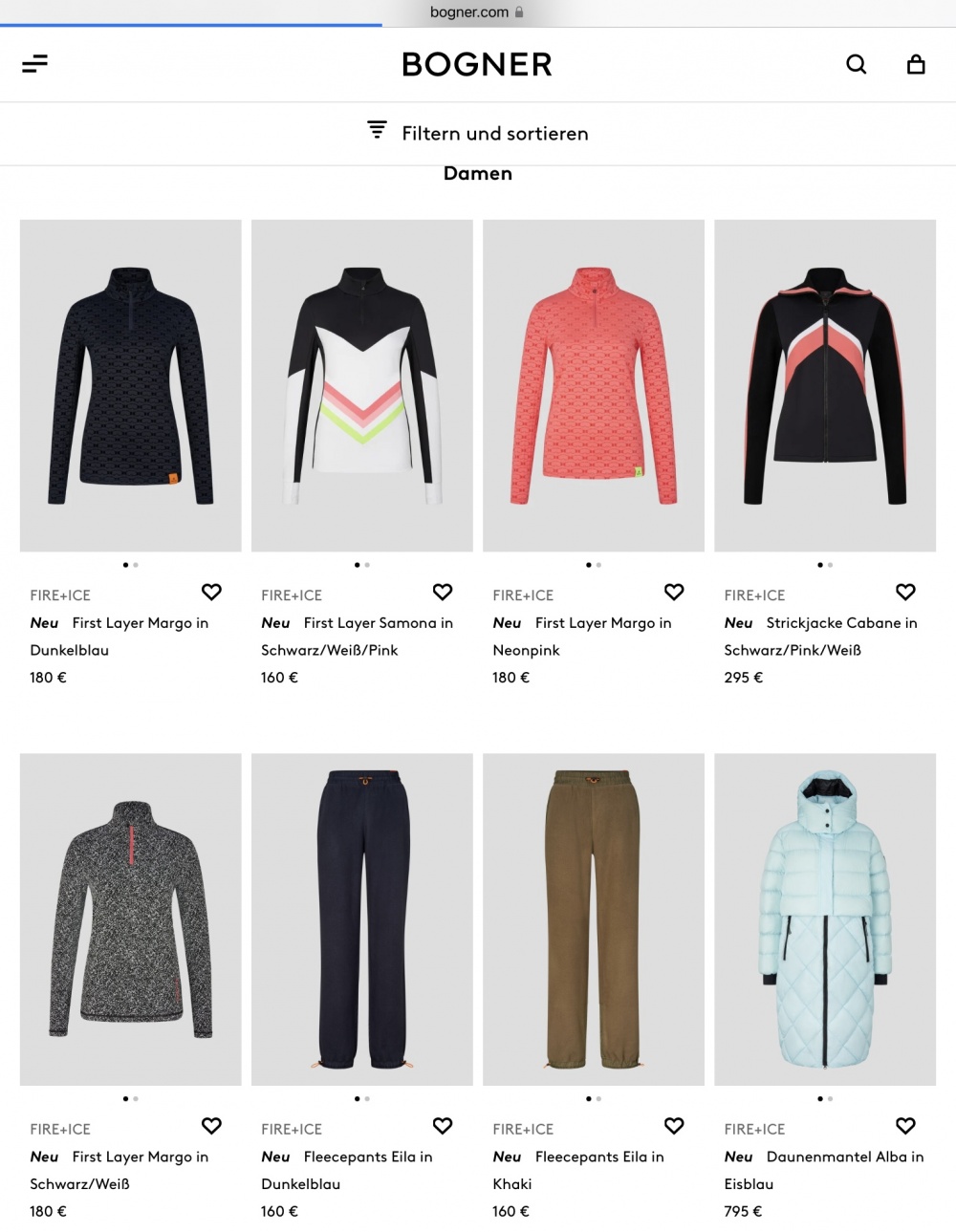Спортивная кофта на молнии (рашгард) от Bogner, размер S (42-44)