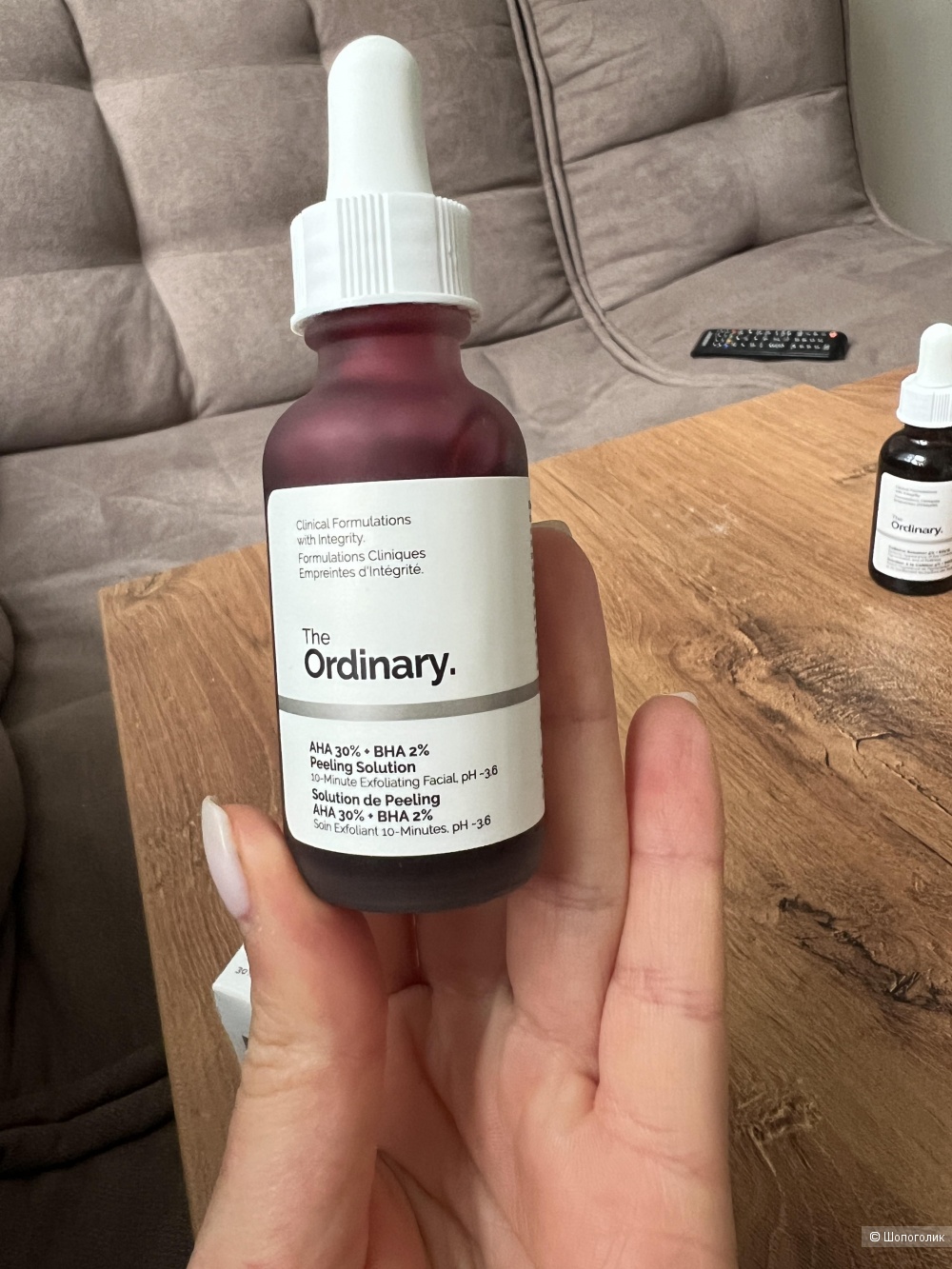 The Ordinary Кислотный пилинг для лица / Кровавый пилинг AHA 30% + BHA 2%  Peeling Solution, 30 ml, в магазине Другой магазин — на Шопоголик