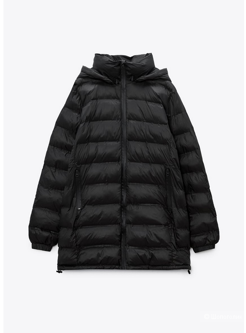 Непромокаемое пальто с воротником-стойкой Zara S на 42-44