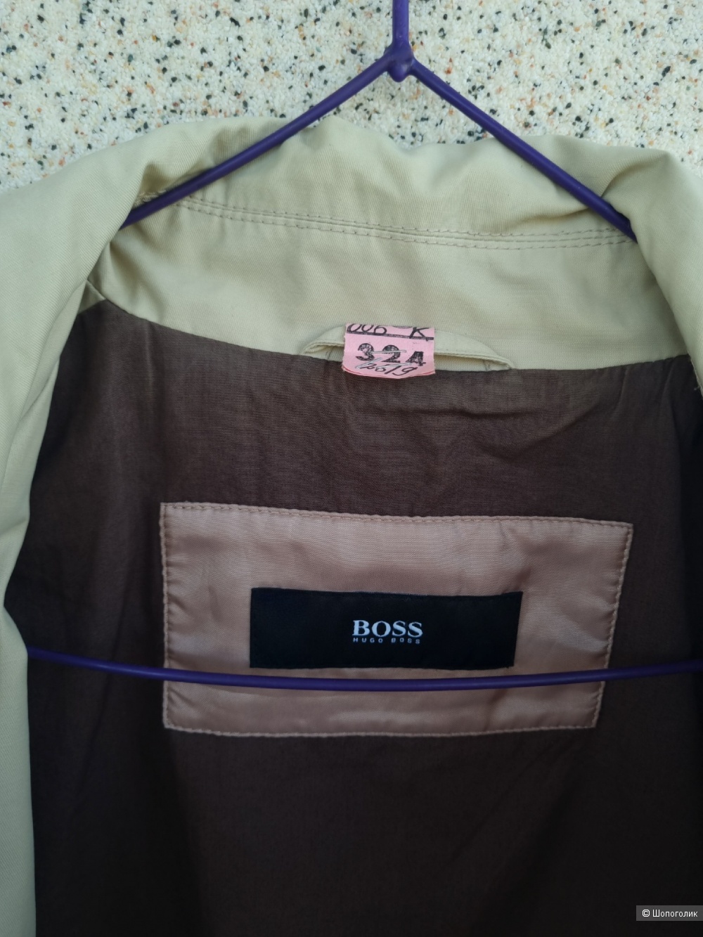 Тренч Hugo Boss, 48