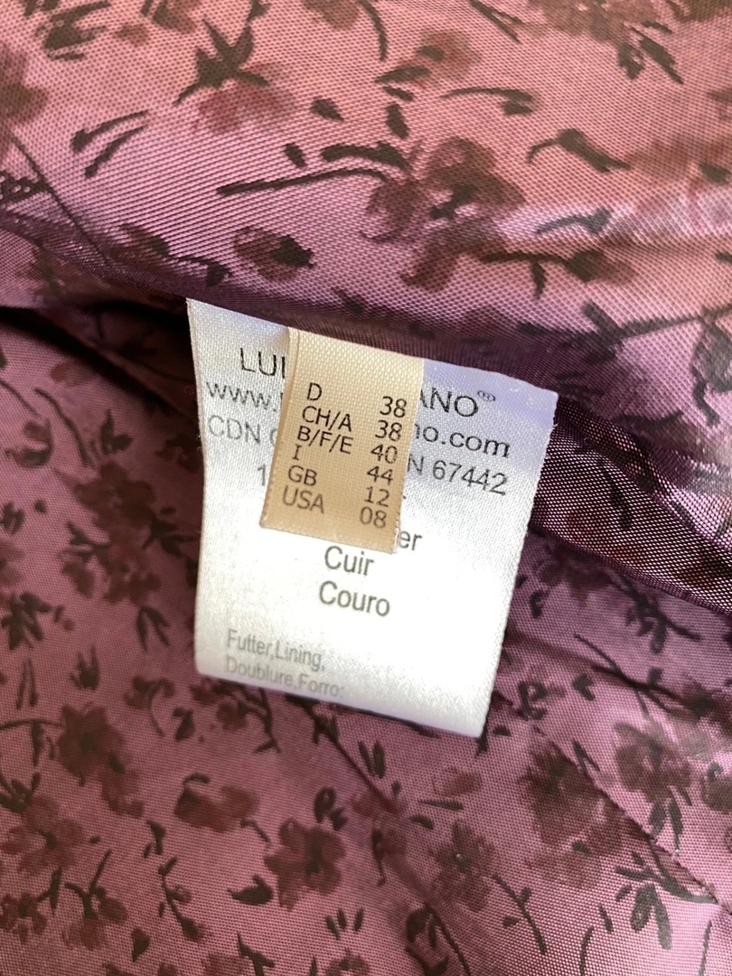 Кожаная куртка - пиджак Luisa Cerano, размер евро 38 (рос. 44)