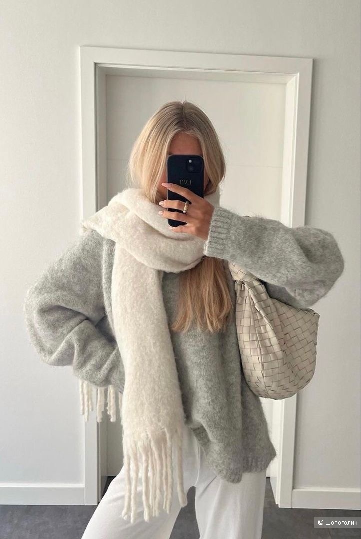 Шарф палантин кашемир под LOEWE, one size