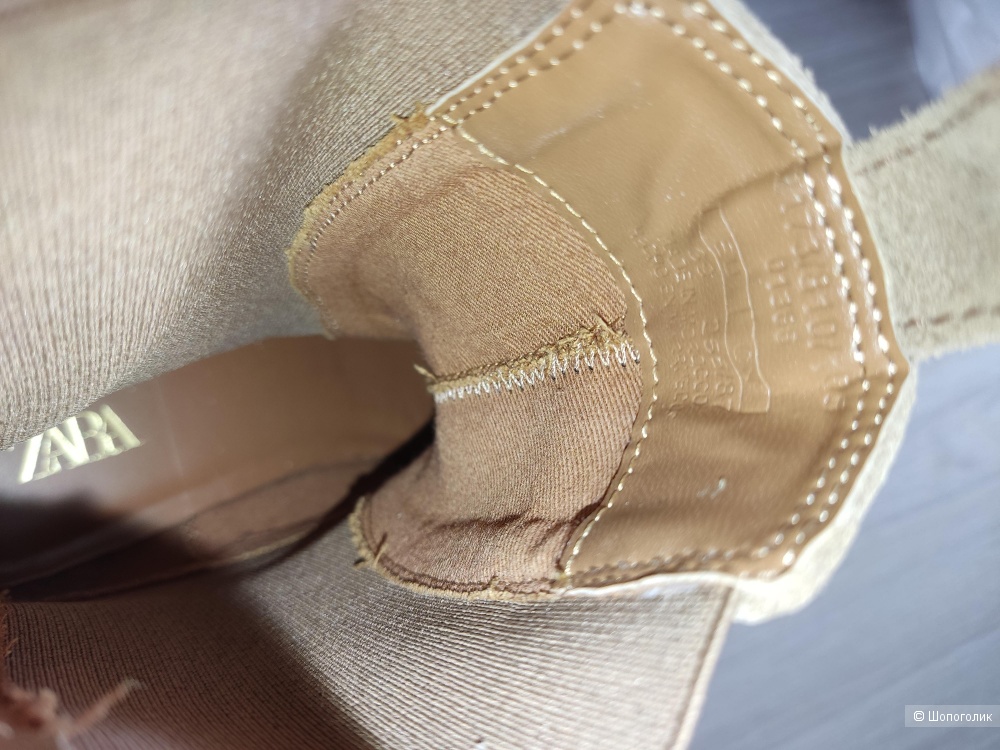 Zara сапоги-ботинки-челси, размер 39