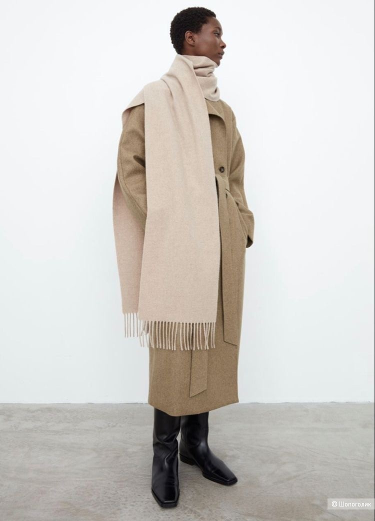 Шарф палантин в стиле Loro Piana, one size
