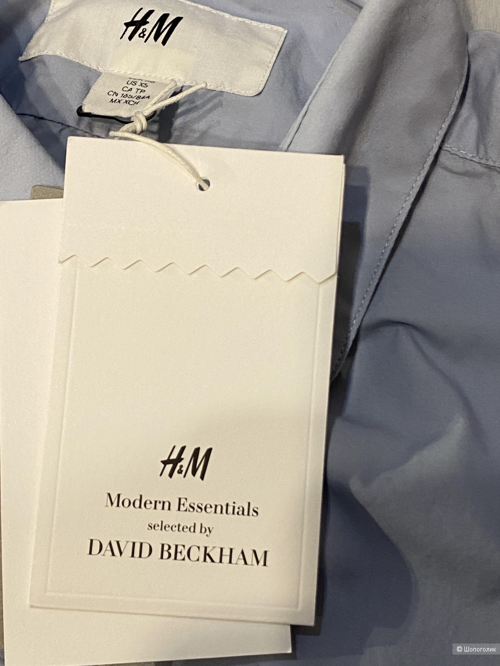 Рубашка H&M и David Beckham. Размер XS/165