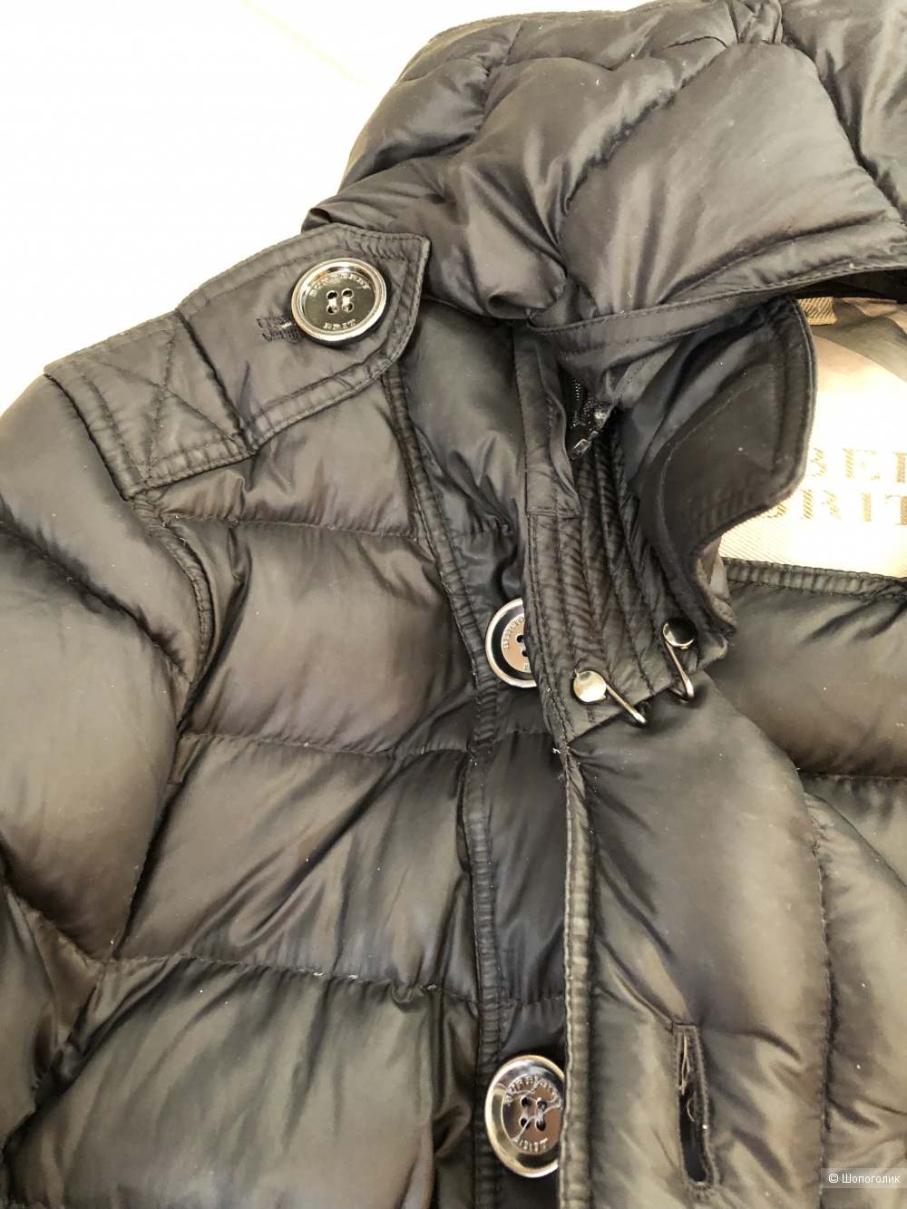Легкий пуховик Burberry Brit, размер L