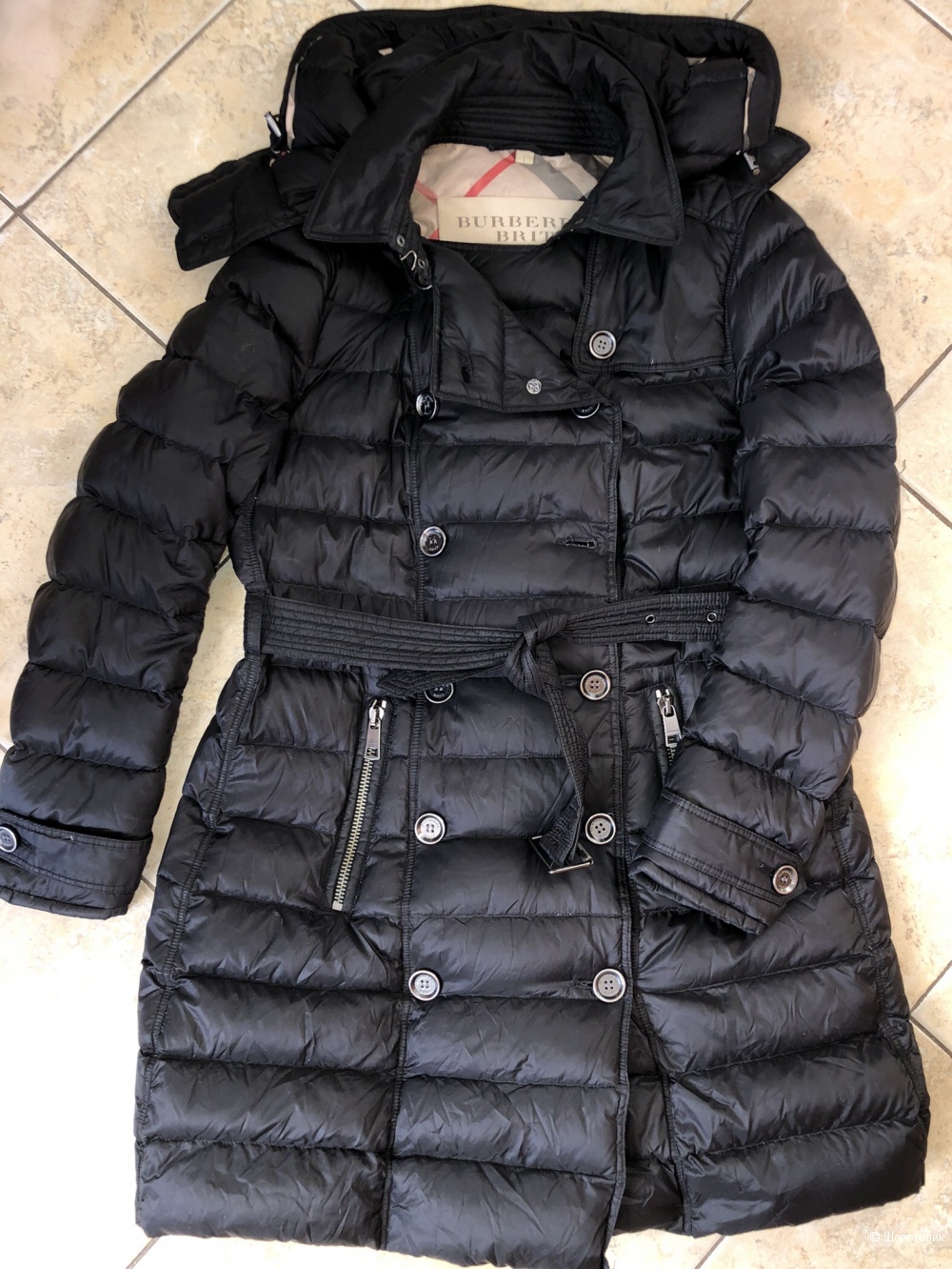 Легкий пуховик Burberry Brit, размер L