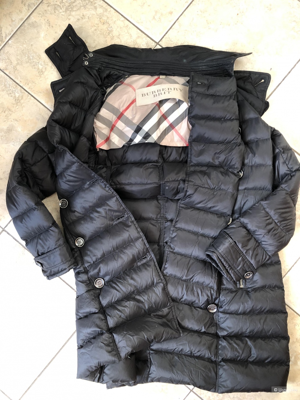 Легкий пуховик Burberry Brit, размер L