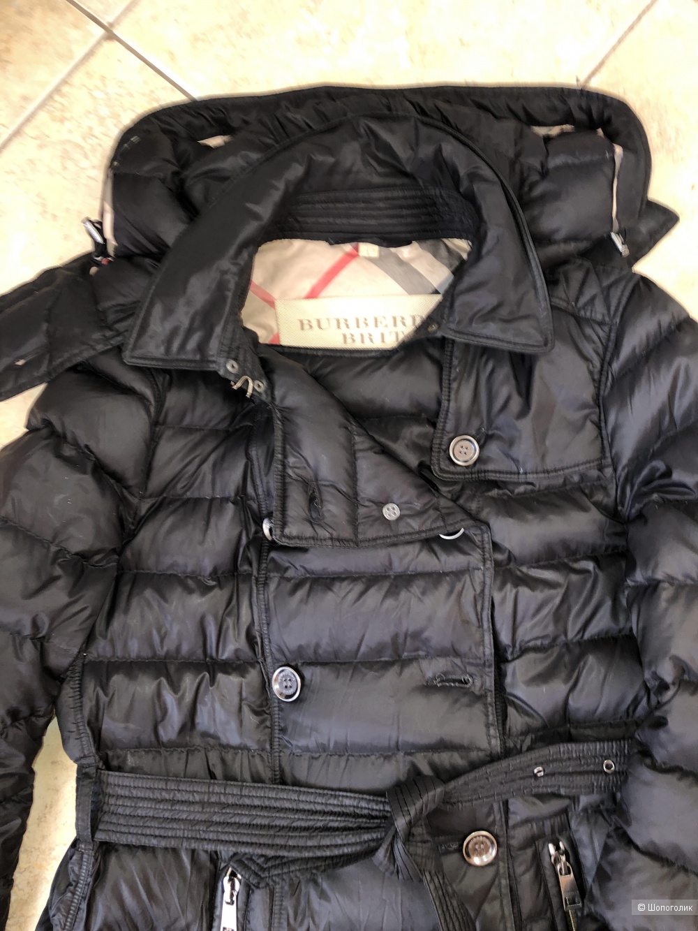 Легкий пуховик Burberry Brit, размер L