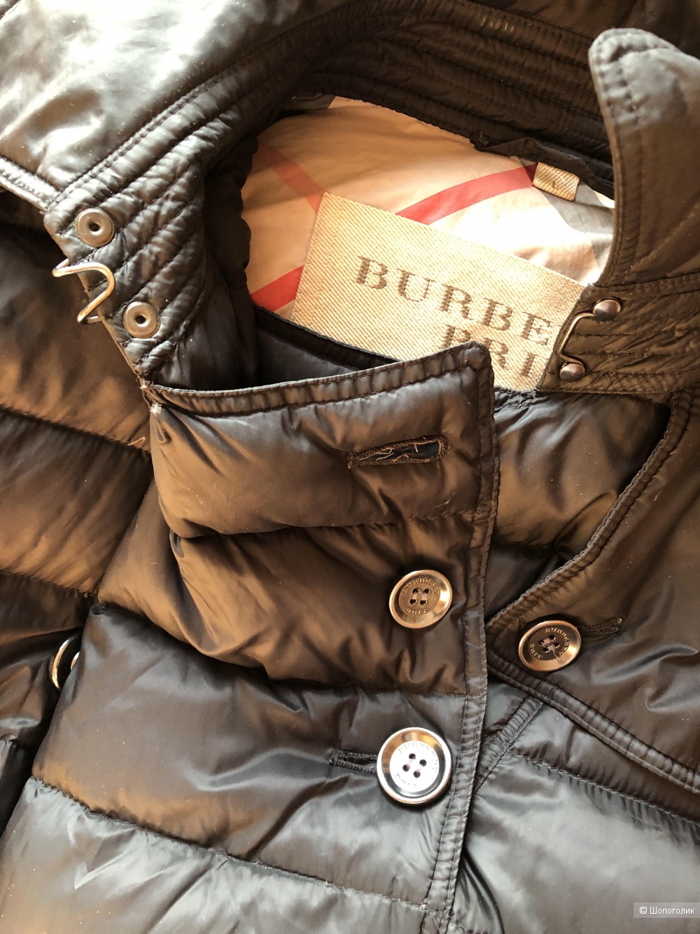 Легкий пуховик Burberry Brit, размер L