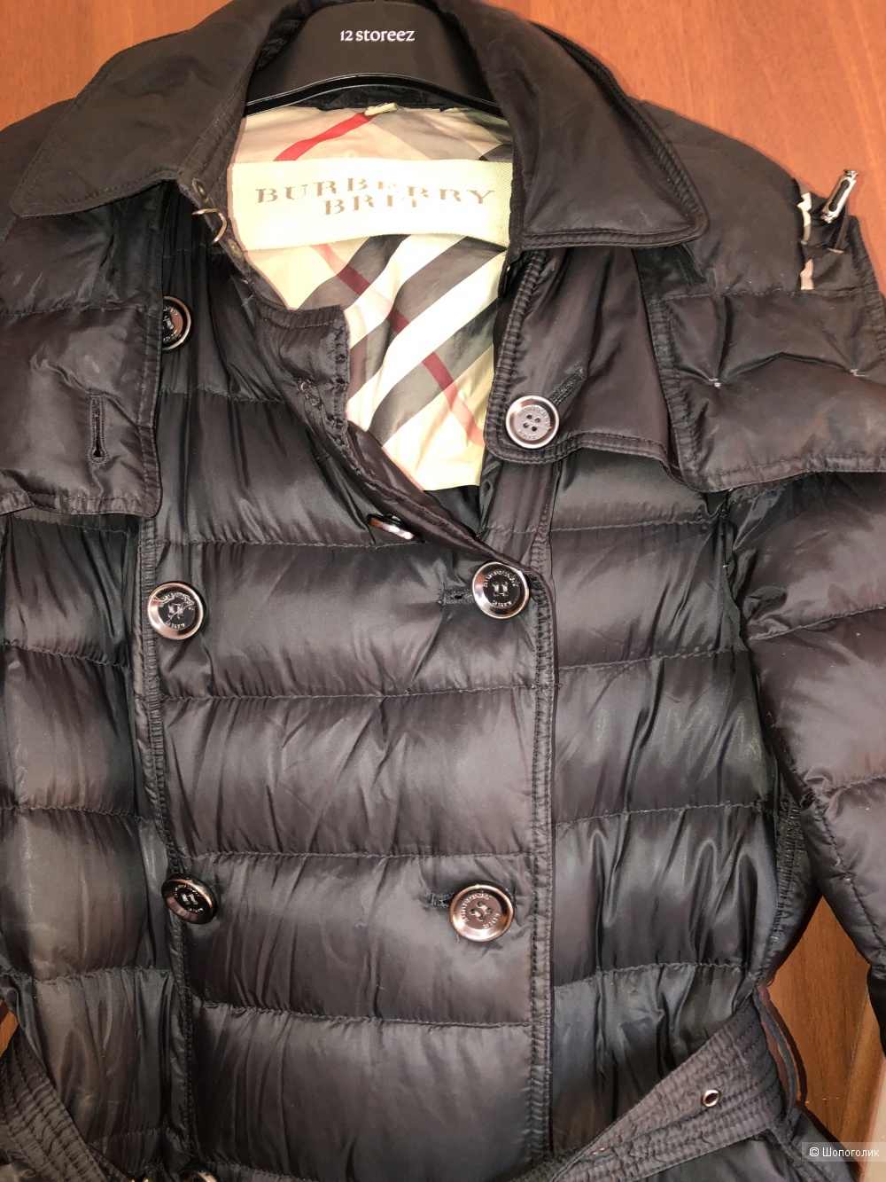 Легкий пуховик Burberry Brit, размер L