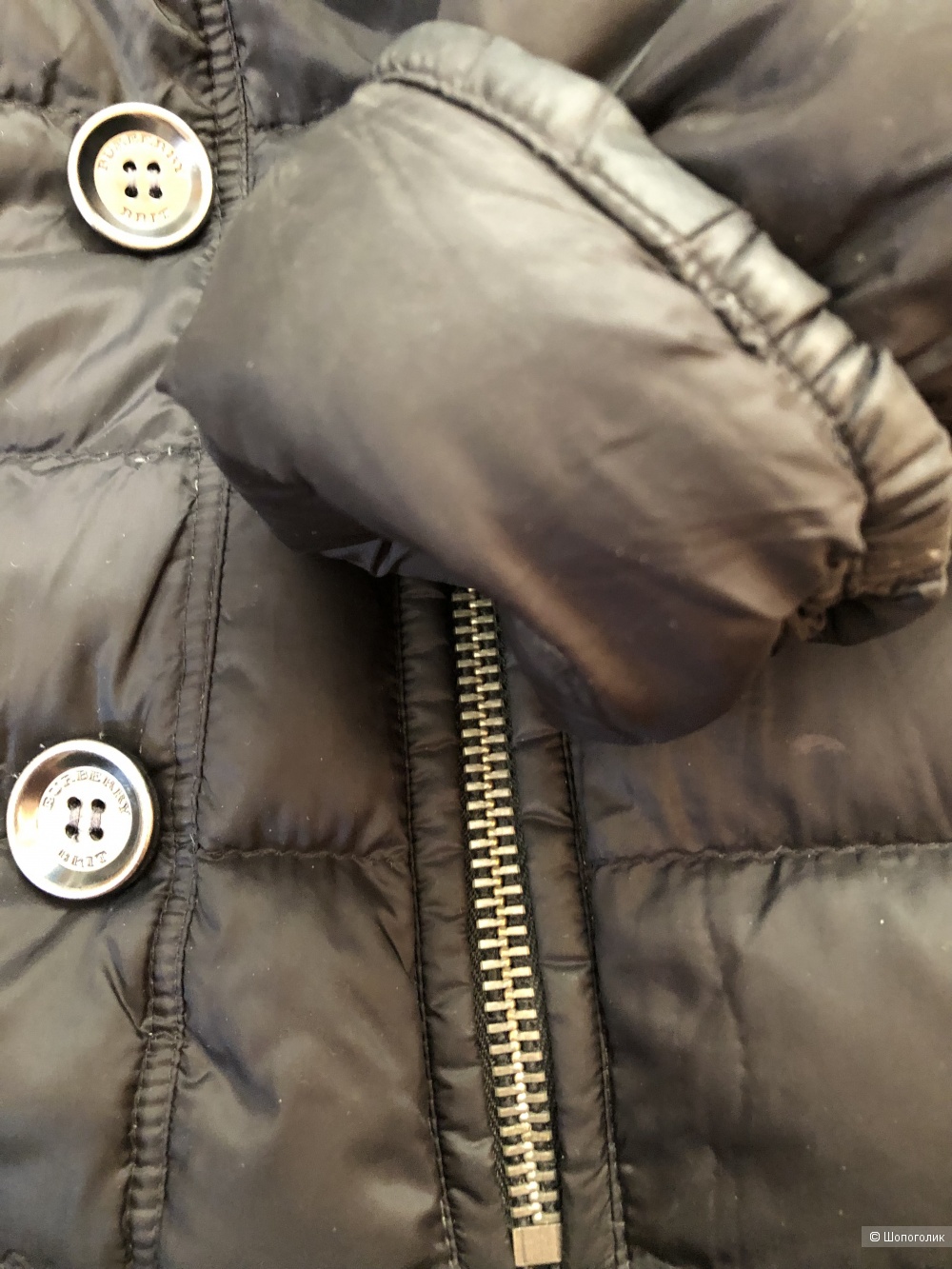 Легкий пуховик Burberry Brit, размер L