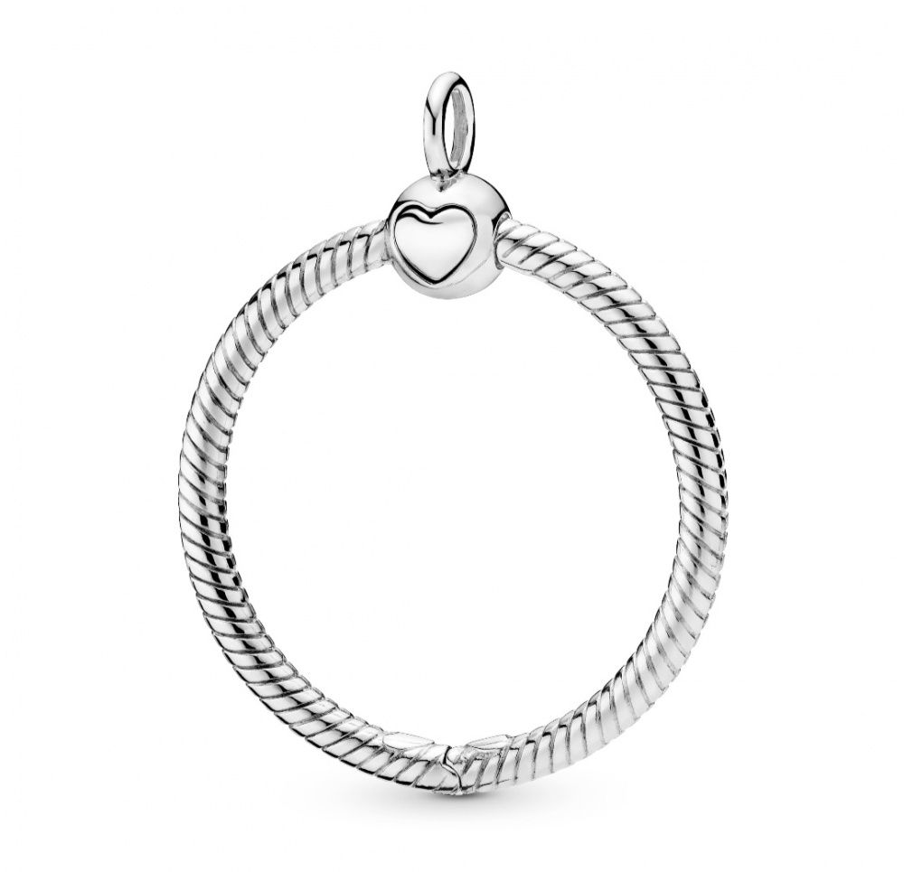 Кулон Moments "Pandora O", серебро 925°, средний, d. 3,5 см