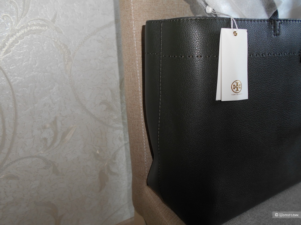 Сумка Tory Burch, цвет Boxwood/Tory Navy
