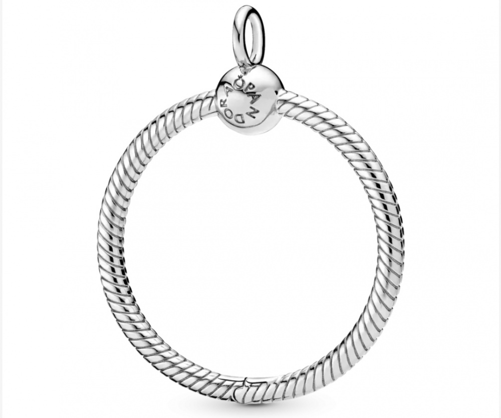 Кулон Moments "Pandora O", серебро 925°, средний, d. 3,5 см