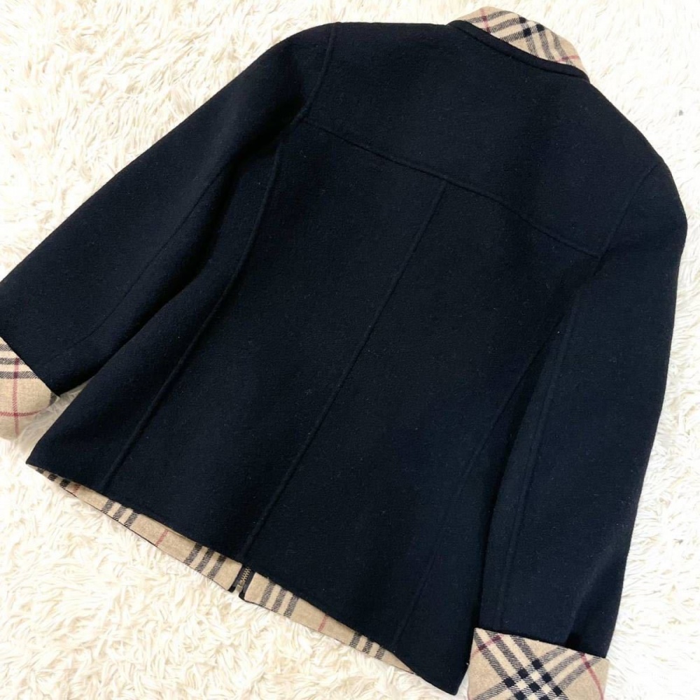 Шерстяное короткое пальто Burberry
