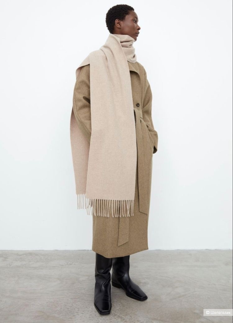 Шарф палантин в стиле Loro Piana, one size