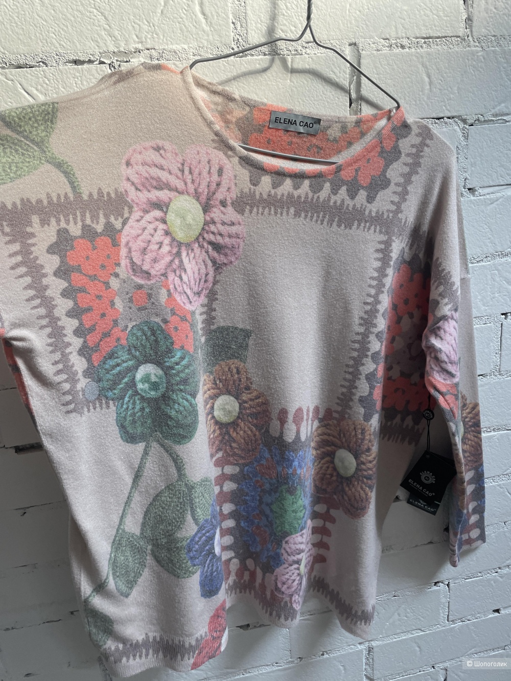 Джемпер кашемир Cozy Flowers EC, 44-54