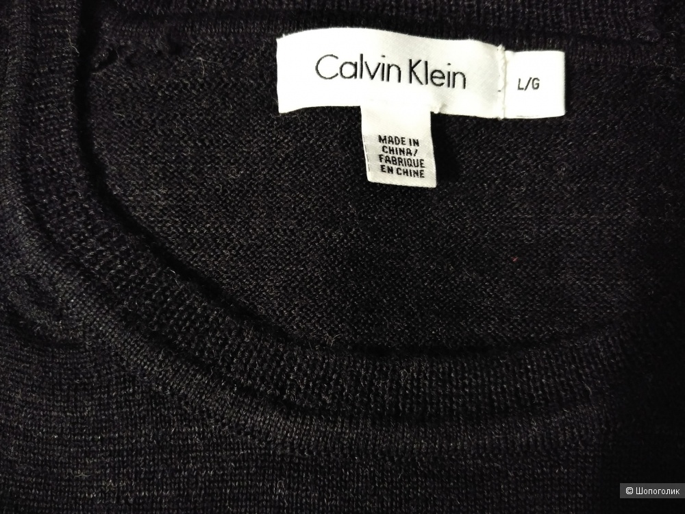 Шерстяной джемпер Calvin Klein. Размер: L.
