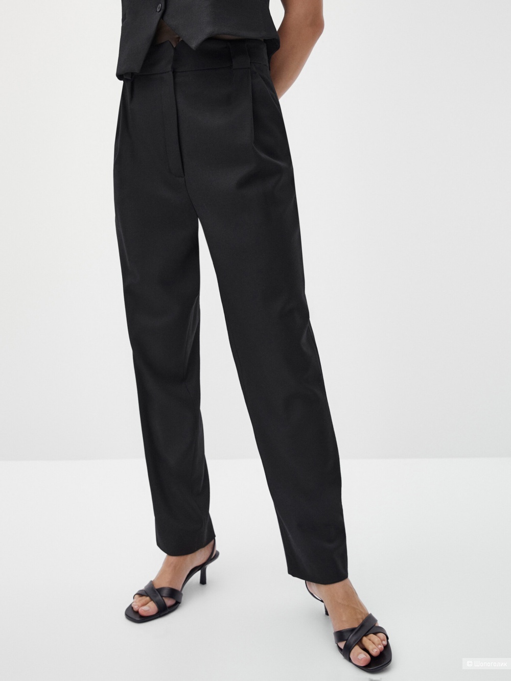 Шерстяные брюки Massimo Dutti/44