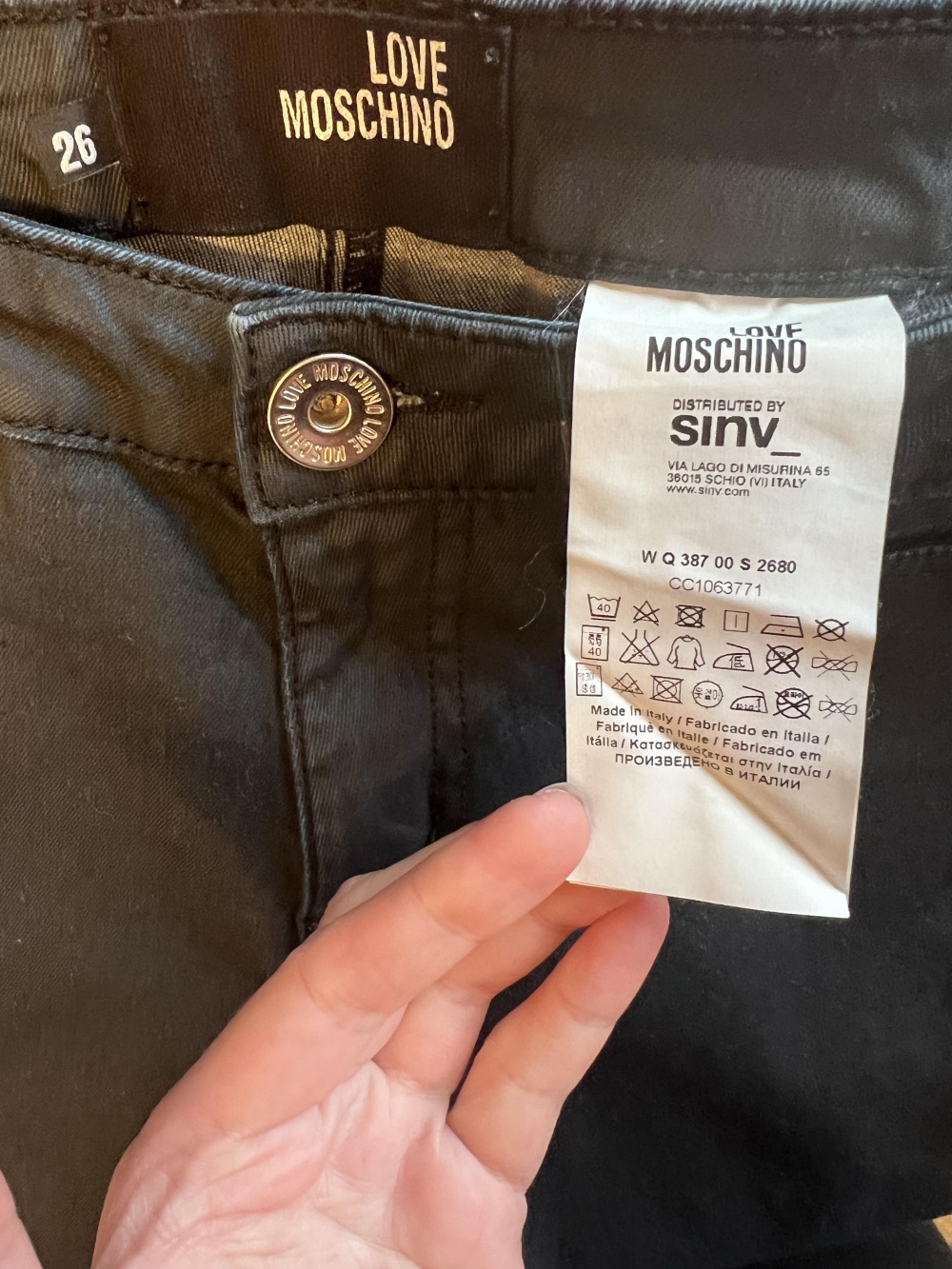 Джинсы Love Moschino размер 44-46