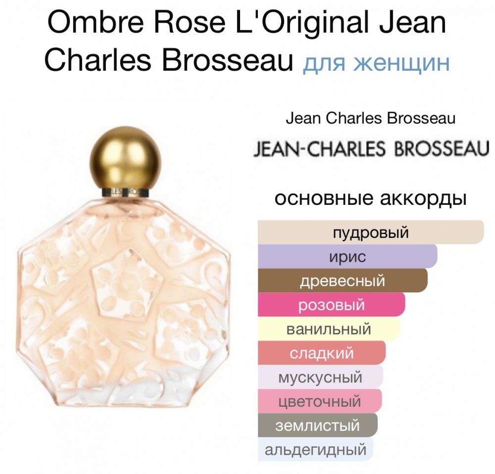Ombre Rose Jean -Charles Brosseau edt 5 ml