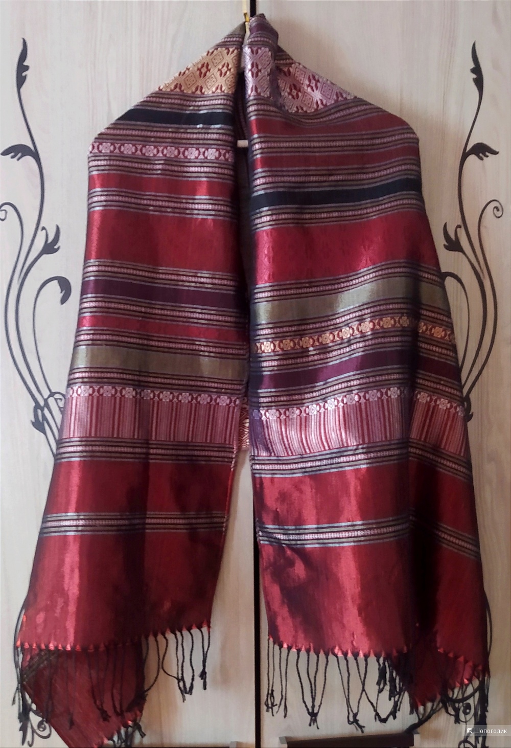 Палантин PASHMINA 0.69*1.77 cм.