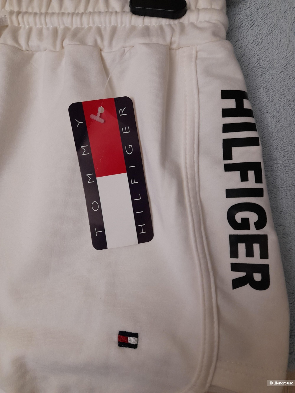 Шорты цвета пломбир, в стиле Tommy Hilfiger,  XXL