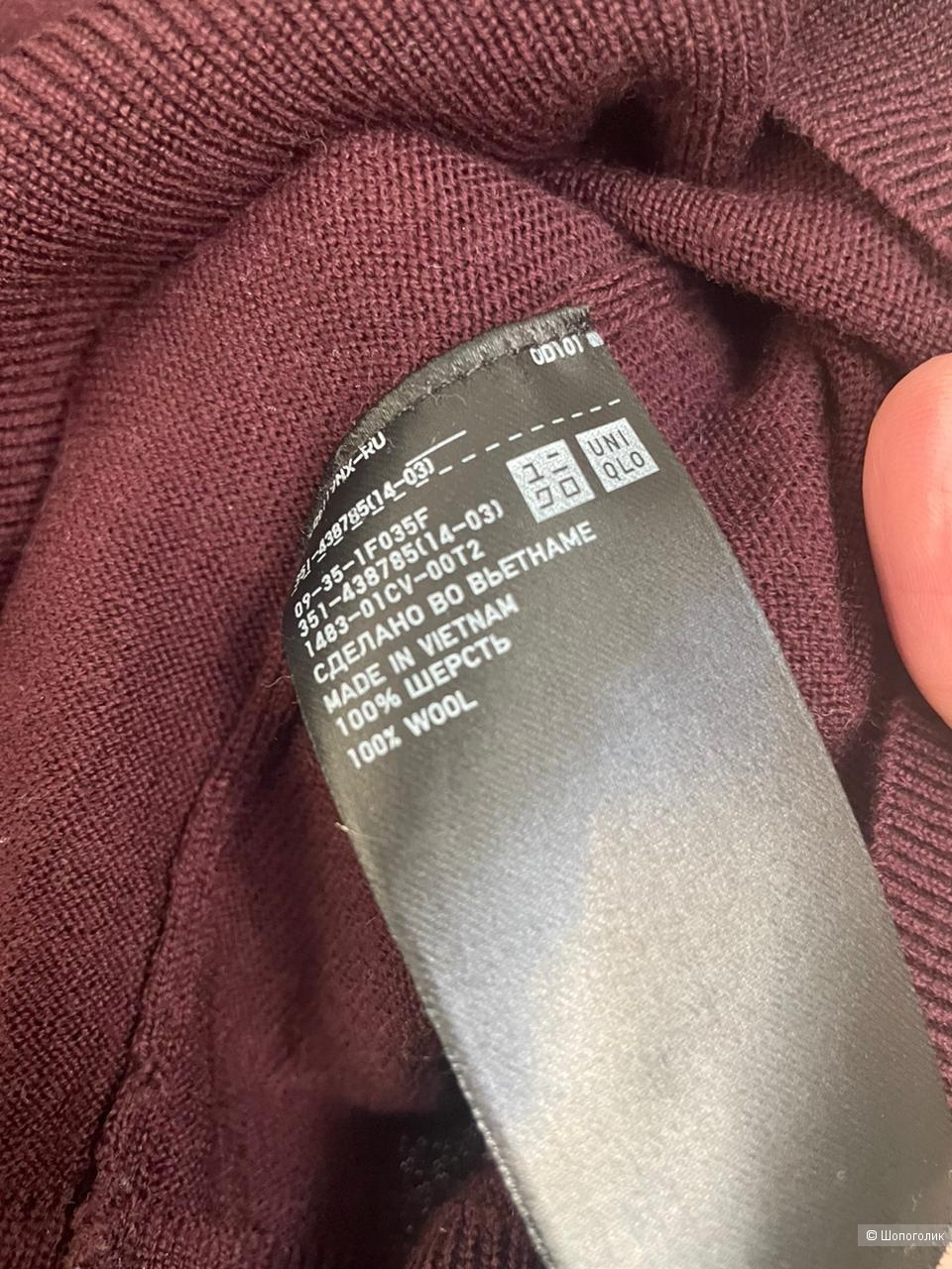 Водолазка шерстяная uniqlo мужская S