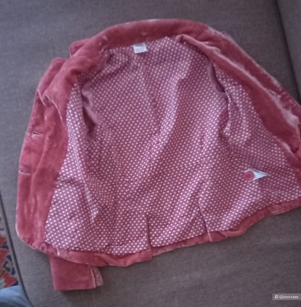 Пиджак баpхaтный Маrks & Sреnсеr для девочки 7 -8 лет