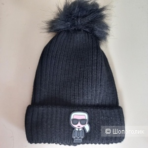 Шапка в стиле Karl lagerfeld, one size