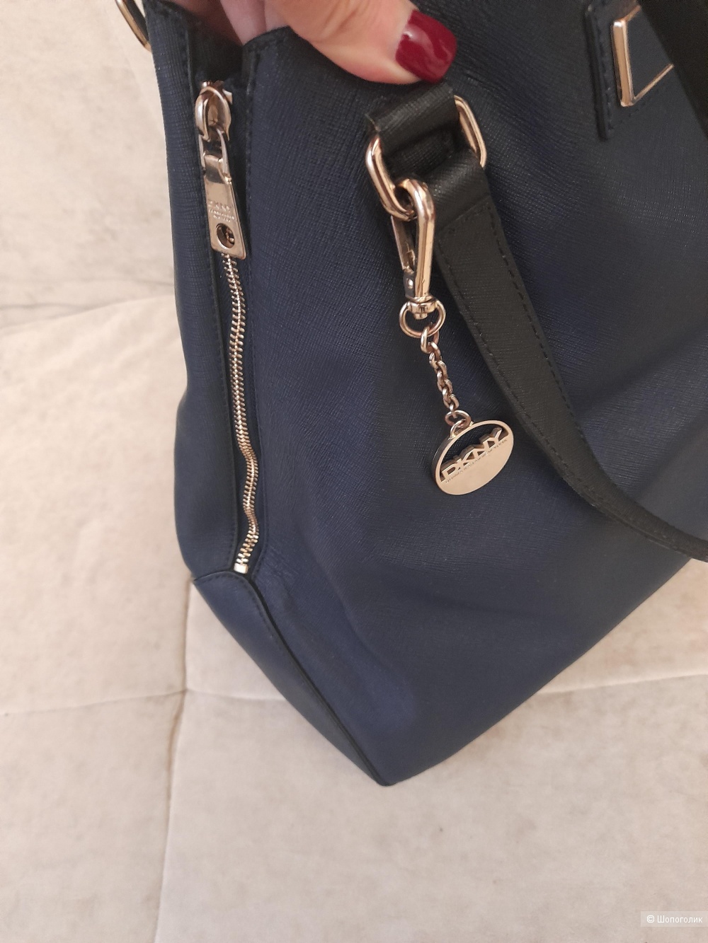 Шопер, DKNY, кожа, оригинал