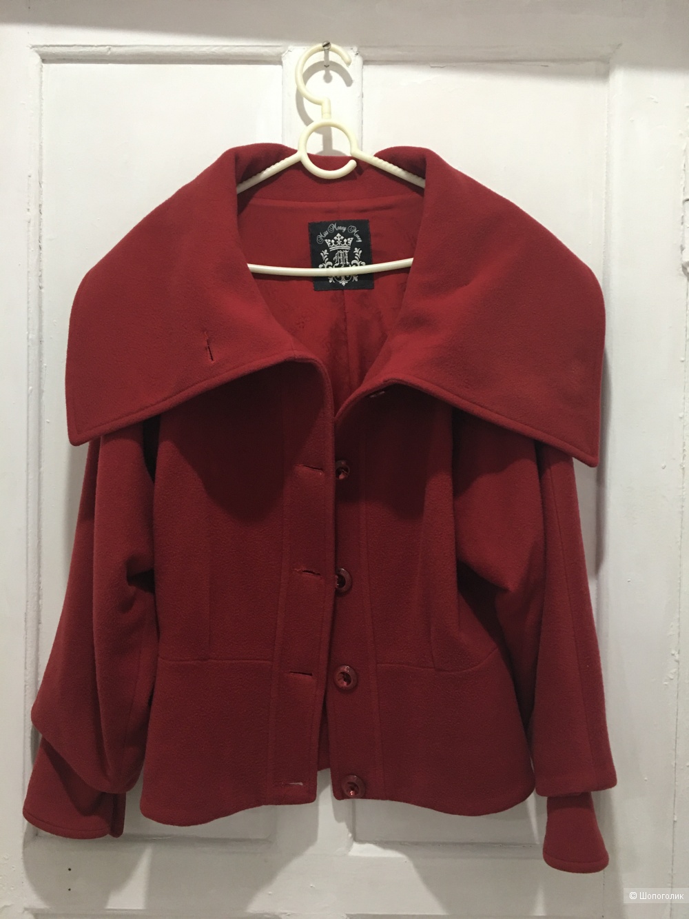 Куртка демисезонная женская шерсть, кашемир, Италия, 46 р-р