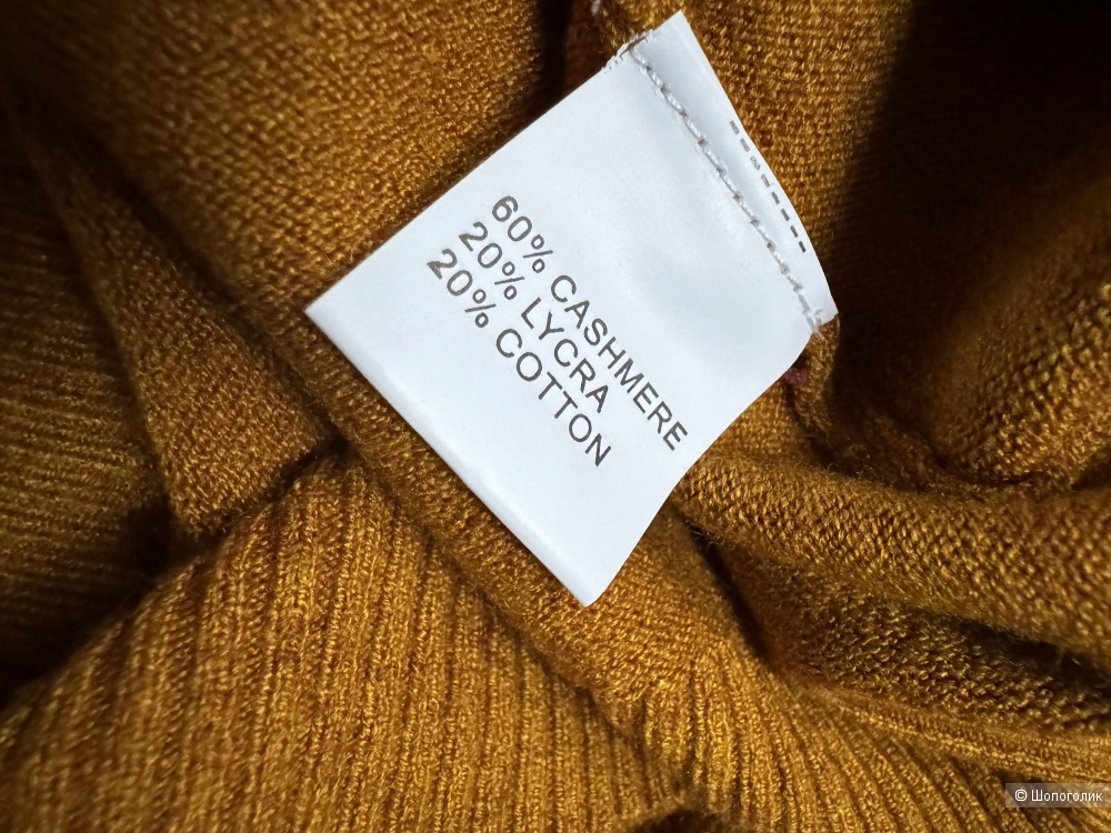 Джемпер кашемировый mustard, 42-48