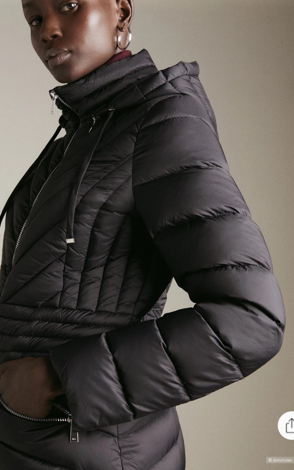 Пуховик Karen Millen размер xs-s