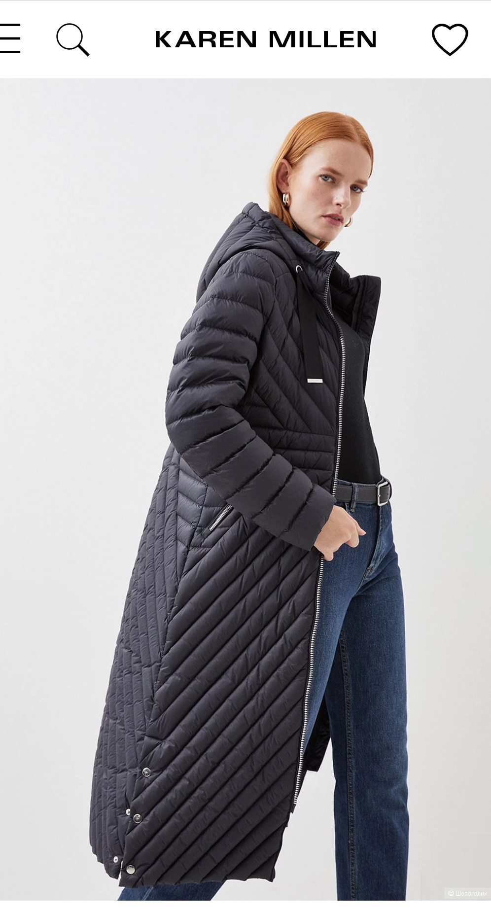 Пуховик Karen Millen размер xs-s