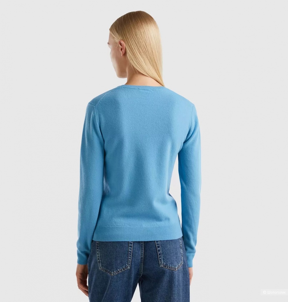 Шерстяной пуловер Benetton/M